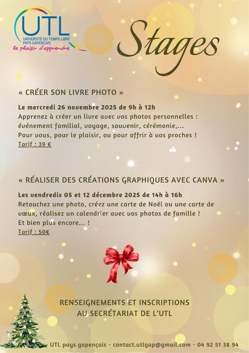 Stages UTL Noël