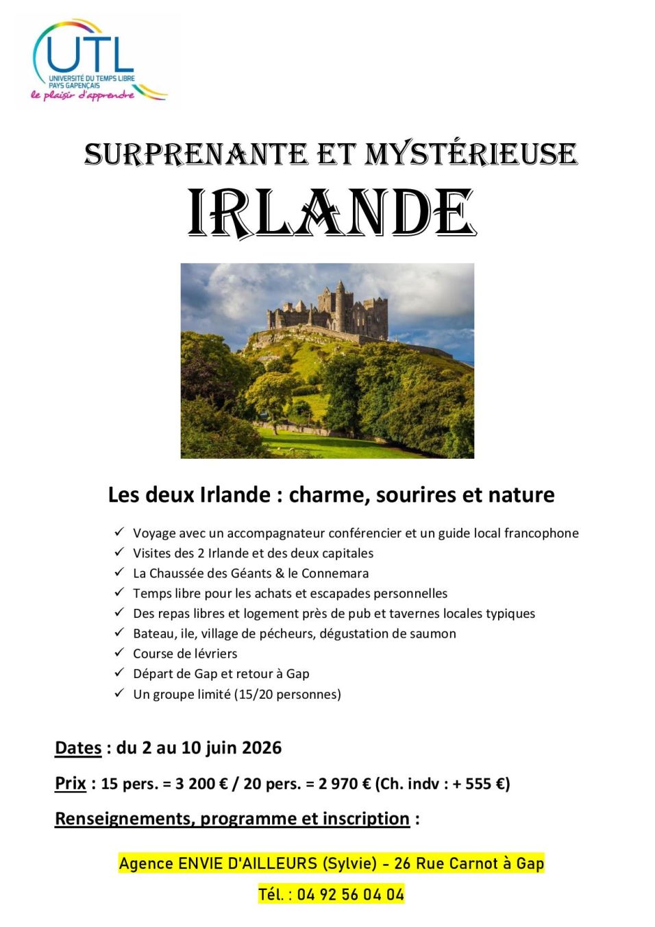 Voyage en Irlande