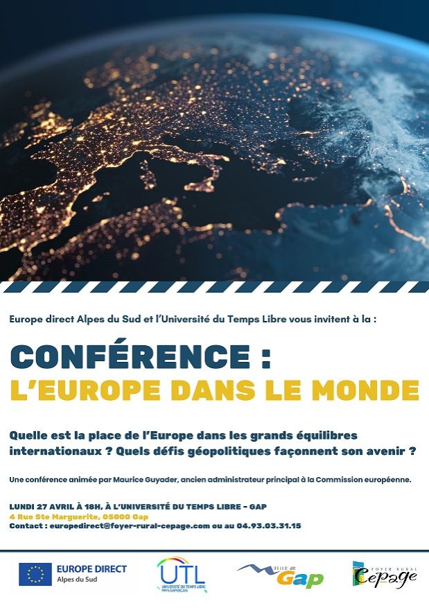 conférence l'Europe dans le monde 