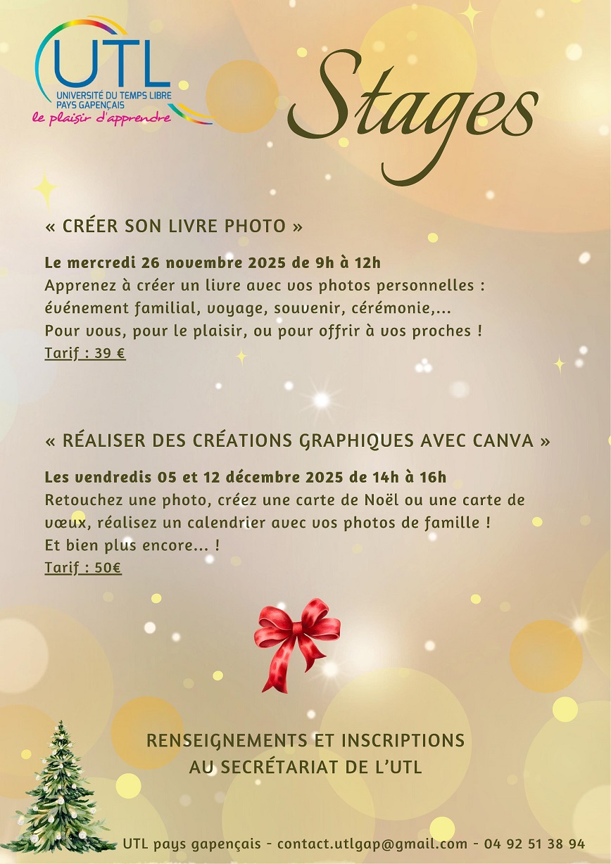 Stages UTL Noël