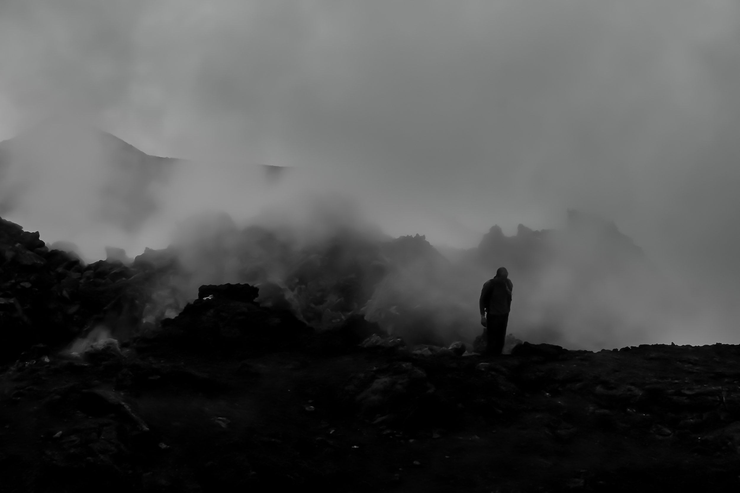 Du fond du volcan